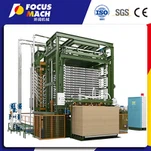 Màquina de premsa en calent de taulers de partícules